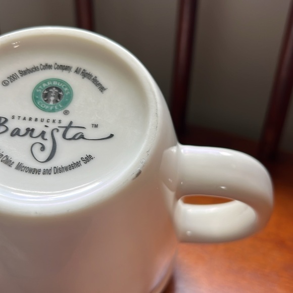 Starbucks Barista 2001 Classic White Mug - Picture 9 of 10